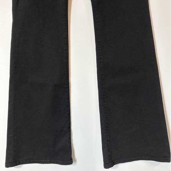 7 For All Mankind b(air) Bootcut Denim Jeans Black Size 31 Mid-Rise Dressy - Picture 4 of 13